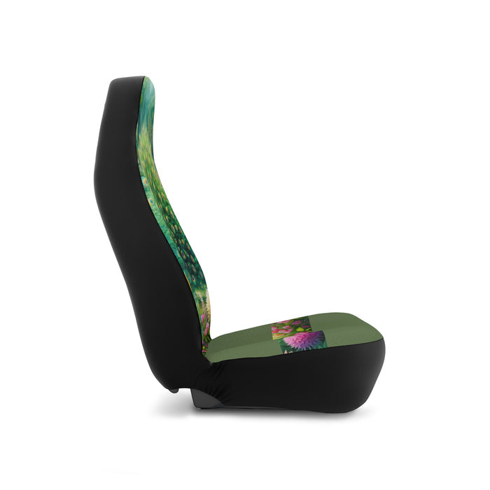 Gifts for Gardeners Peacock Car Seat Covers Polyester Universal Fit