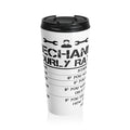 Gifts for Gearheads Funny Mechanic Rates Stainless Steel Travel Mug 15 oz with Lid