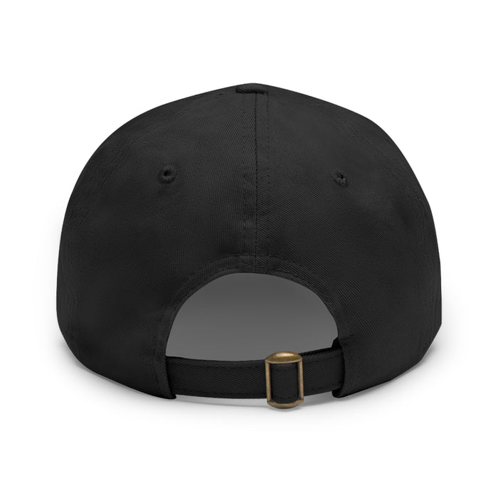 Gifts for Gearheads Hot Rodder Hat with Leather Patch (Rectangle) Trucker Hat Ballcap