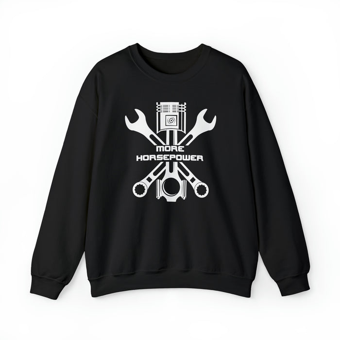 Gifts for Gearheads More Horsepower Unisex Heavy Blend™ Crewneck Sweatshirt