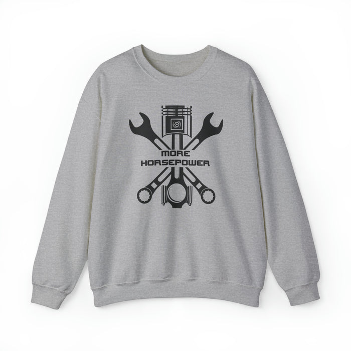 Gifts for Gearheads More Horsepower Unisex Heavy Blend™ Crewneck Sweatshirt