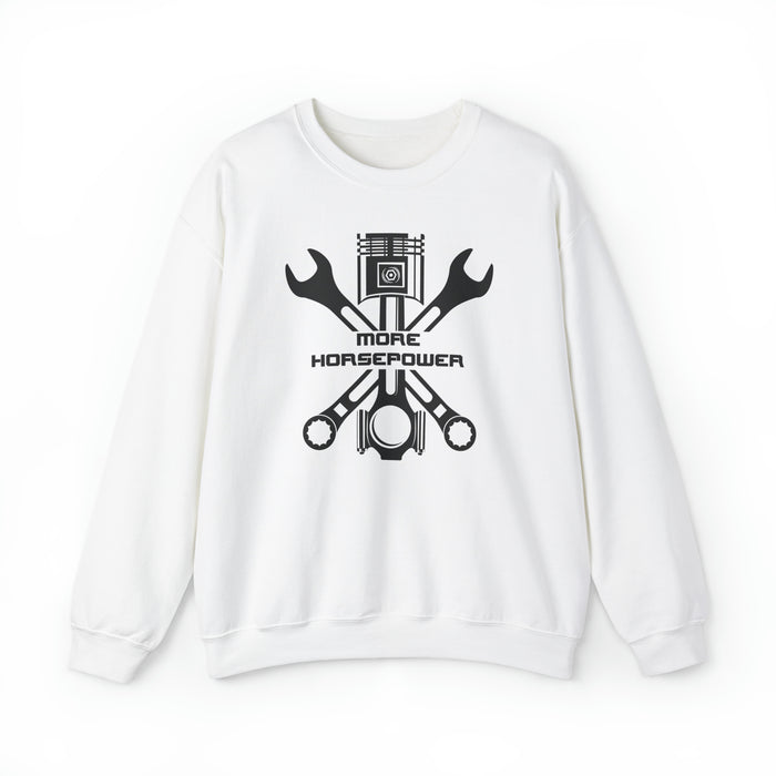 Gifts for Gearheads More Horsepower Unisex Heavy Blend™ Crewneck Sweatshirt