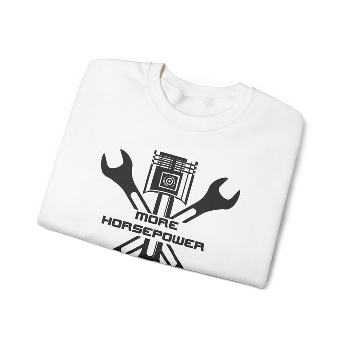 Gifts for Gearheads More Horsepower Unisex Heavy Blend™ Crewneck Sweatshirt