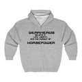 Gifts for Gearheads Pursuit Horsepower Hoodie Unisex Heavy Blend™ Full Zip Hooded Sweatshirt