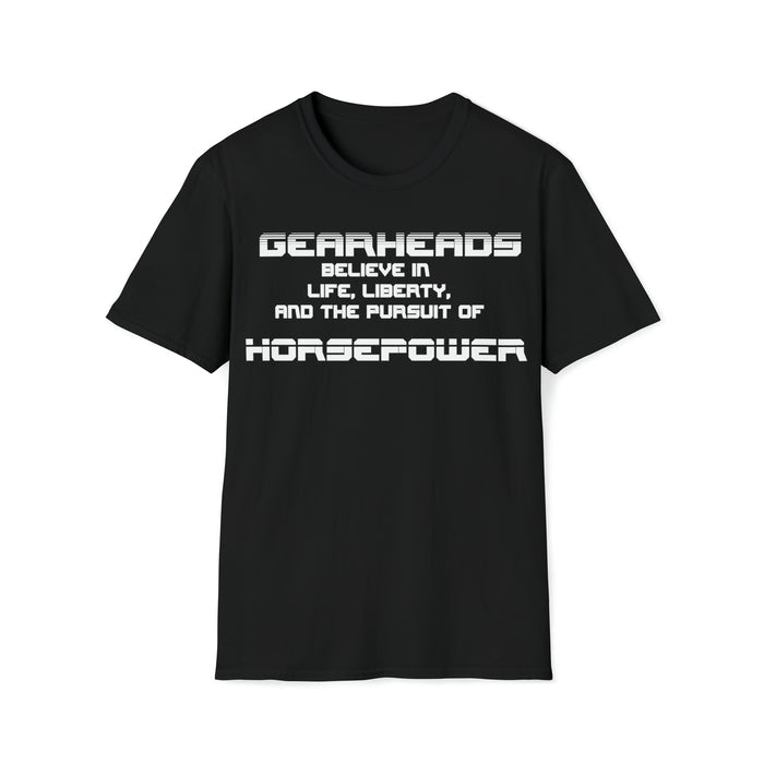 Gifts for Gearheads Pursuit of Horsepower Unisex Softstyle T-Shirt