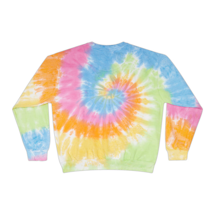 Gifts for Writers Easy Reading Damn Hard Unisex Tie-Dye Writer's Sweatshirt Multicolored