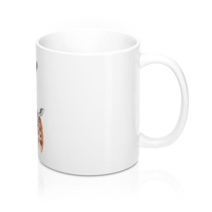 Giraffe Mom and Baby Coffee Mug 11oz