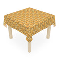 Gold Bow Pattern Tablecloth Holiday Décor