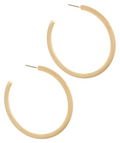 Gold Metal Open Hoops