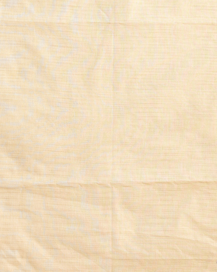 Graceful Khadi Cotton Handcrafted Orange Suit (T+B+D)