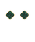 Green Clover Earrings