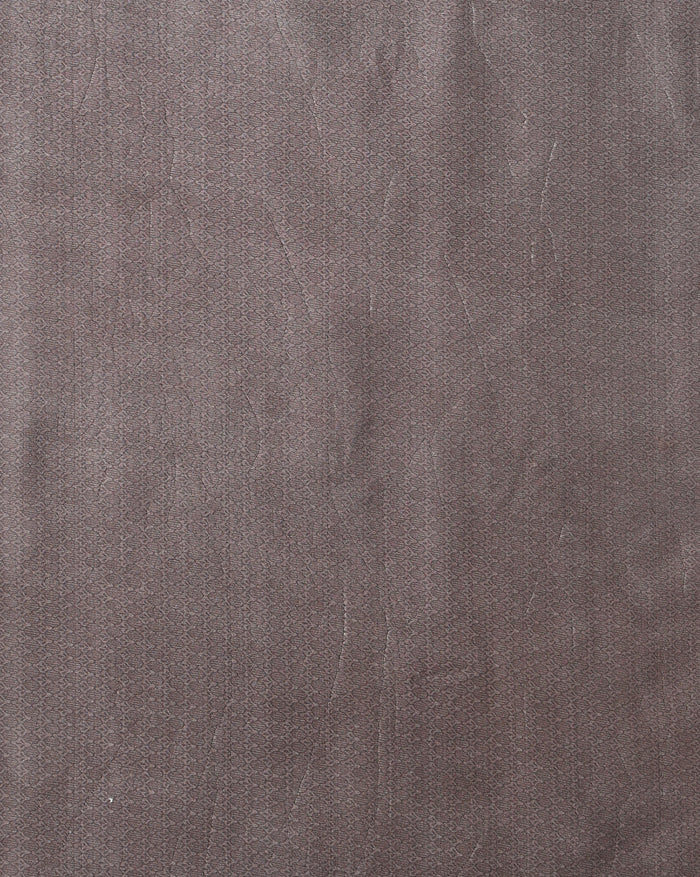 Indiehaat | Kashmiri Silk Printed Saree Dark Grey & Charcoal