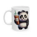 Grumpy Panda Coffee Mug – Funny Cute Animal Cup | Morning Iced Coffee Lover Gift