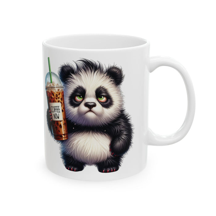 Grumpy Panda Coffee Mug – Funny Cute Animal Cup | Morning Iced Coffee Lover Gift