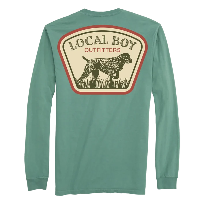 GSP Badge Long Sleeve Tee Light Green