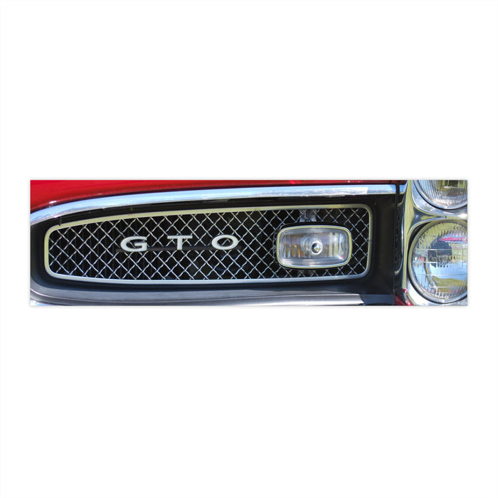 GTO Car Bumper Sticker Classic Muscle Car Decal Pontiac Auto Enthusiast