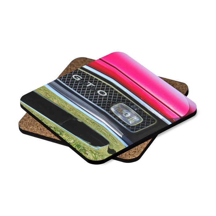 GTO Square Hardboard Coaster Set - 4pcs