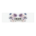 I Believe in My Potentials Floral Bumper Sticker Motivational Quote Decal