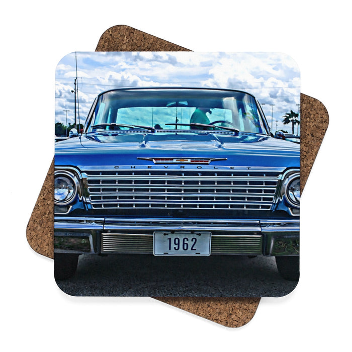 Impala Square Hardboard Coaster Set - 4pcs
