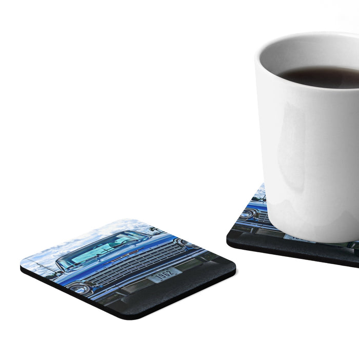 Impala Square Hardboard Coaster Set - 4pcs