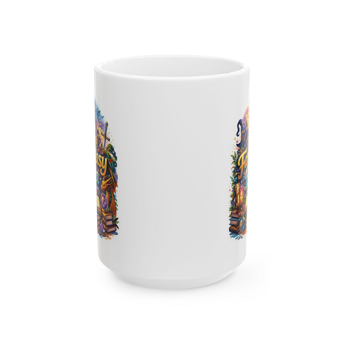 In My Fantasy Era Coffee Mug Fantasy Book Lover Gift Dragon Magic Reader Cup