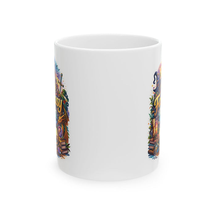 In My Fantasy Era Coffee Mug Fantasy Book Lover Gift Dragon Magic Reader Cup