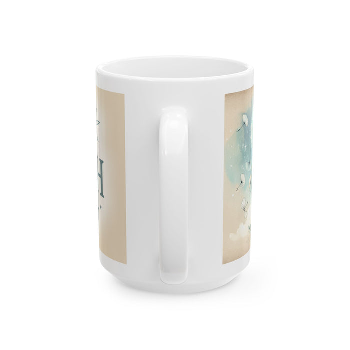 Inspirational Motivational Mug – Push Limits Coffee Cup Positive Gift for Women