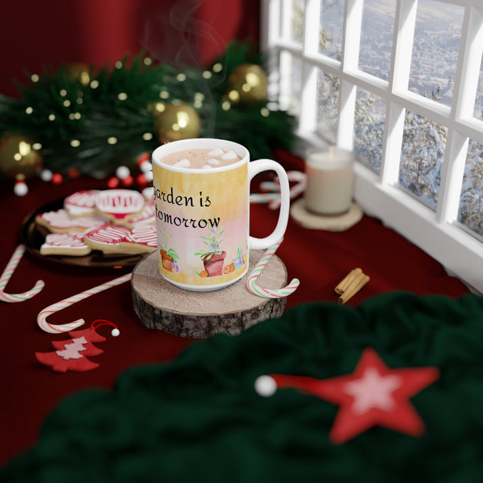 Dishwasher & Microwave Safe Garden Coffee Mug