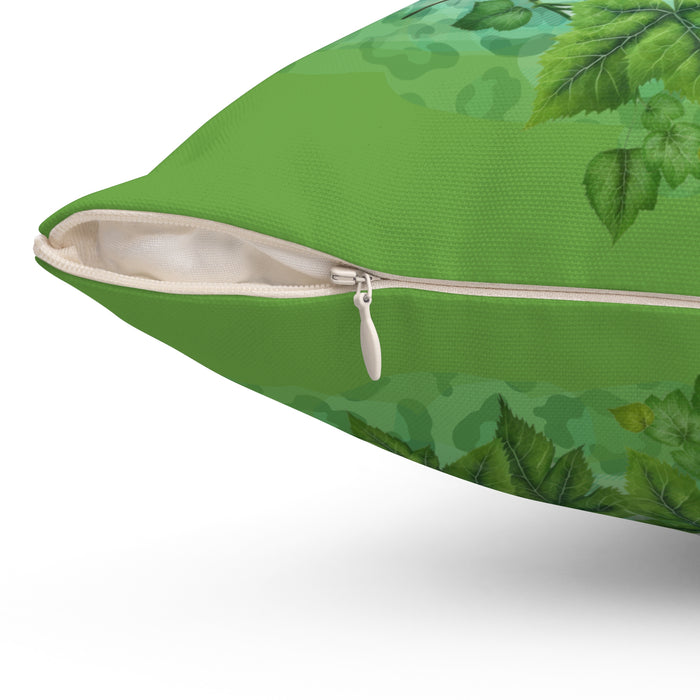 Just One More Decorative Throw Pillow, Polyester Square w/Insert, Gardener Gift