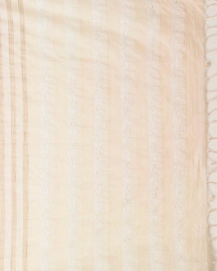 Indiehaat | Kota Silk Hand Dyed Kantha Saree Maroon
