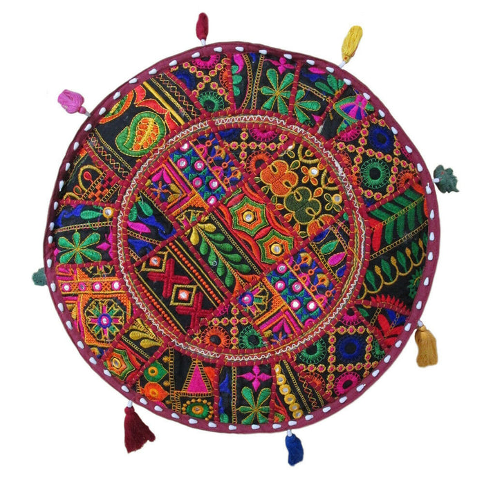 Indiehaat | Khamma Ghani Hand Stitched Cotton Kantha Cushion Covers