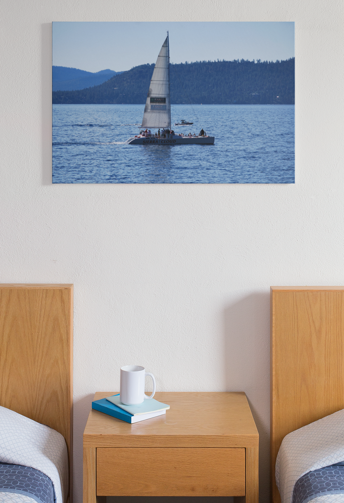 Lake Tahoe Sailboat Art Canvas Print 3 Sizes Premium Gallery Quality