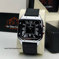Leather Strap Watch T-014