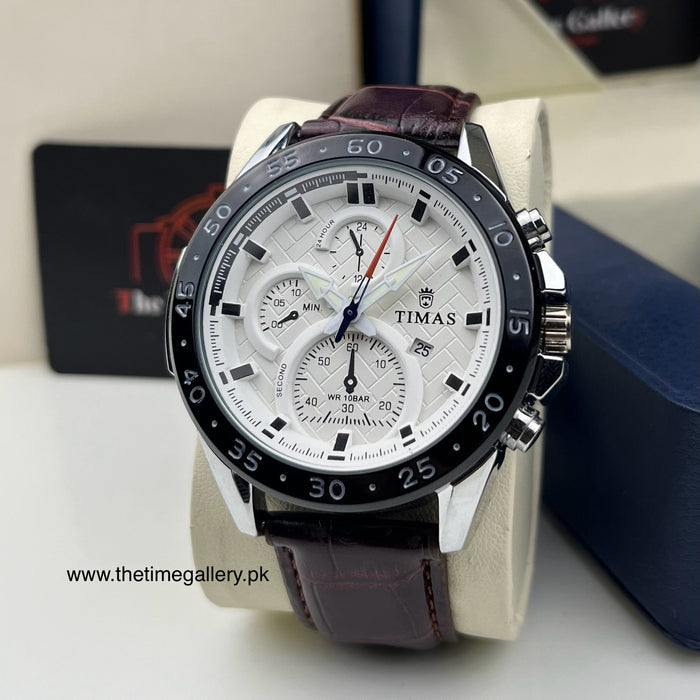 Leather Strap Watch TS-70122
