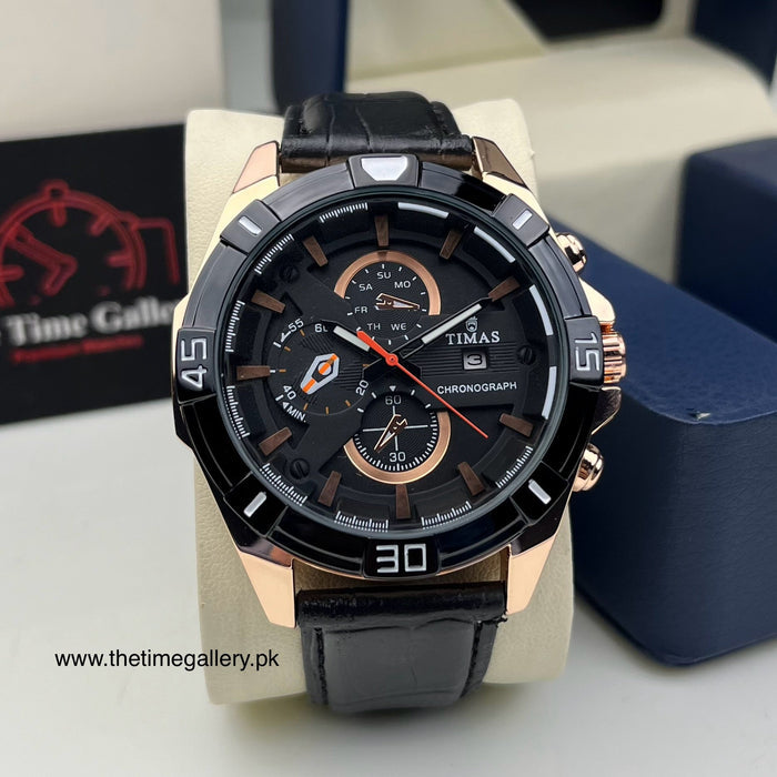 Leather Strap Watch TS-71099