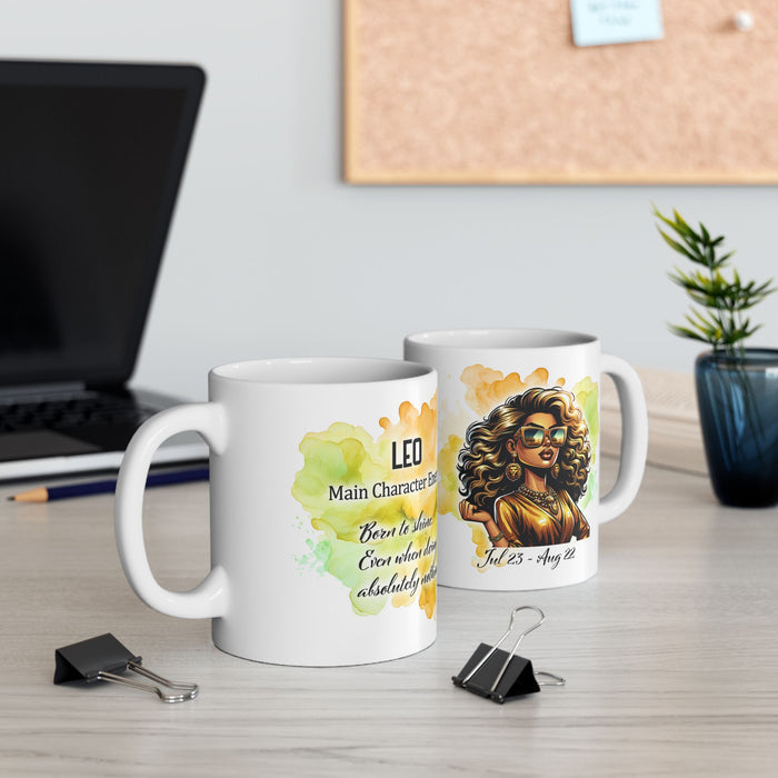 Leo Zodiac Mug – Astrology Gift, Funny Leo Coffee Cup, Birthday Horoscope Gift