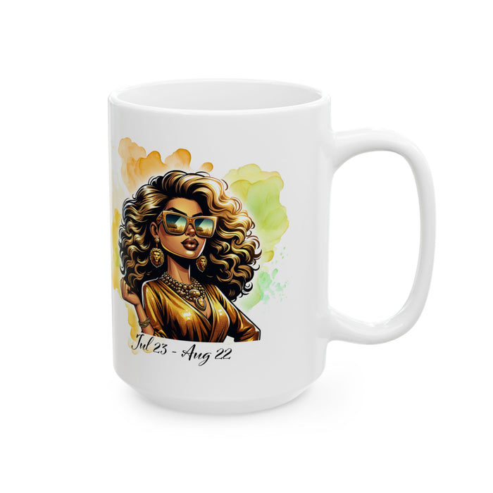 Leo Zodiac Mug – Astrology Gift, Funny Leo Coffee Cup, Birthday Horoscope Gift