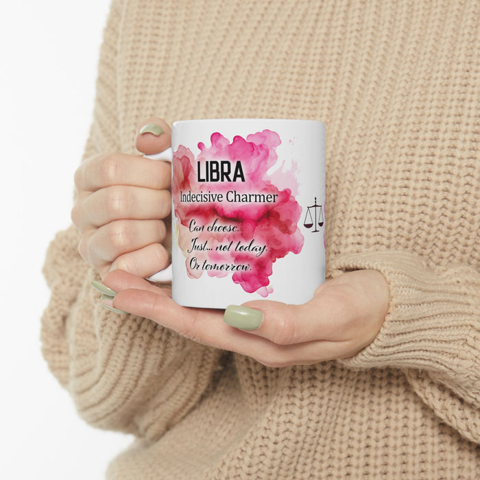 Libra Zodiac Mug – Funny Astrology Coffee Cup, Libra Gift, Horoscope Birthday