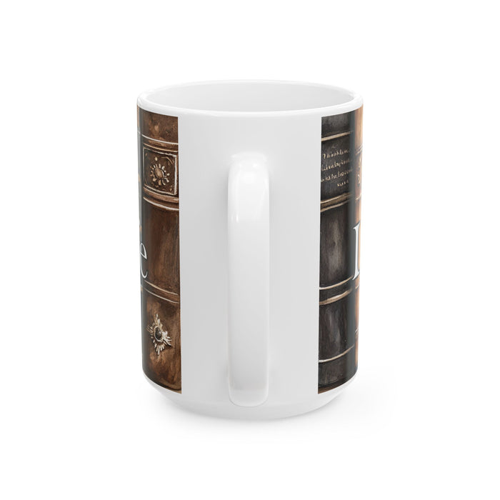 Librarian Life Coffee Mug 15 oz Book Lover Library Gift Cup