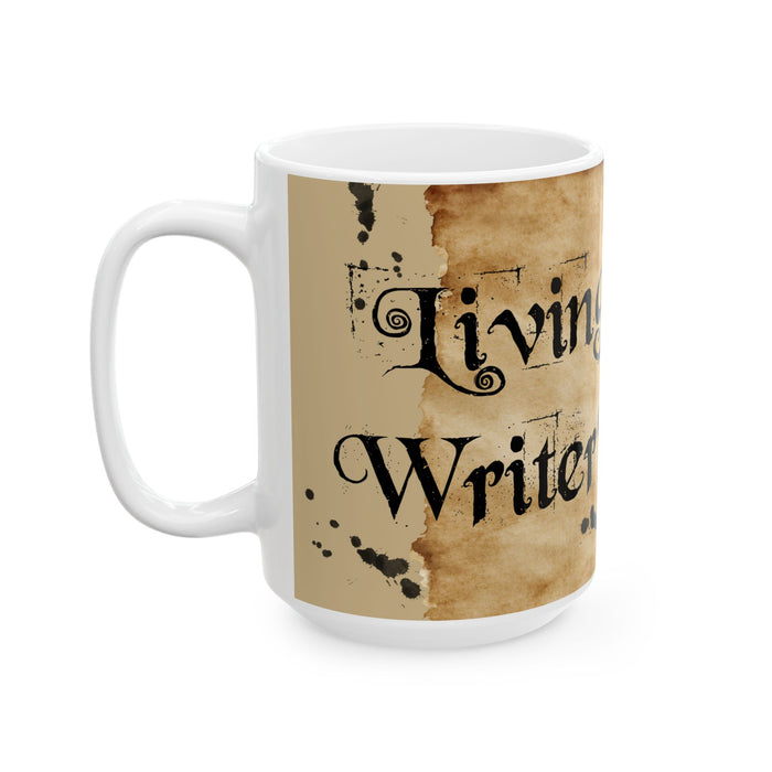 Living the Writer’s Life Coffee Mug 15 oz Author Writing Gift Cup