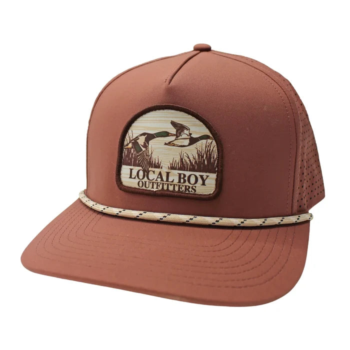 Mallard Marsh Patch Perforated Rope Hat
