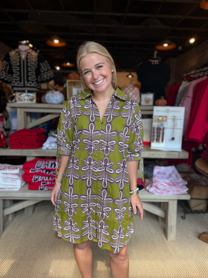Martini Olive Mini Dress