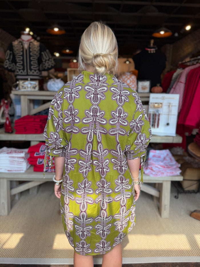 Martini Olive Mini Dress