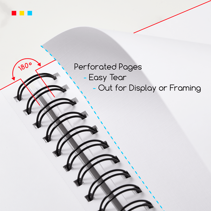 MEEDEN 8 x 8 inches Oil Pastel Paper Pad: 30 Sheets Fine Textured - 140lb/300gsm