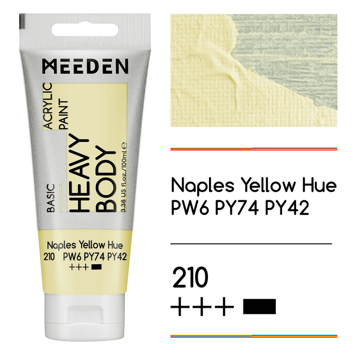 Naples Yellow Hue + Titanium White (1 Tube Each)
