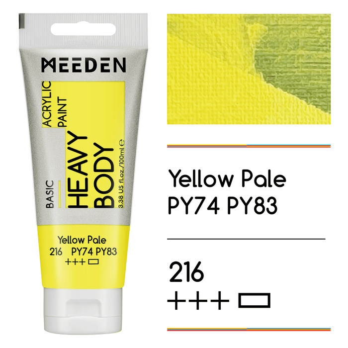 Yellow Pale + Titanium White (1 Tube Each)