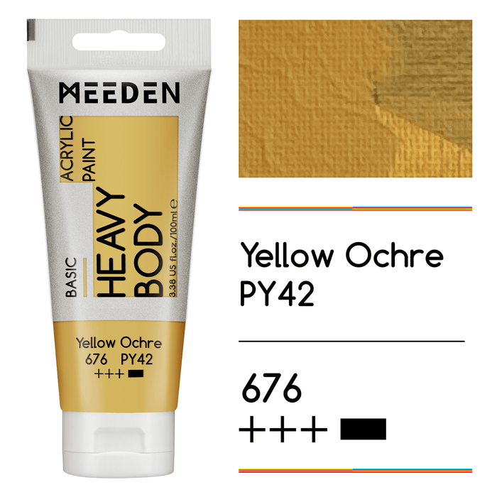 Yellow Ochre + Titanium White (1 Tube Each)