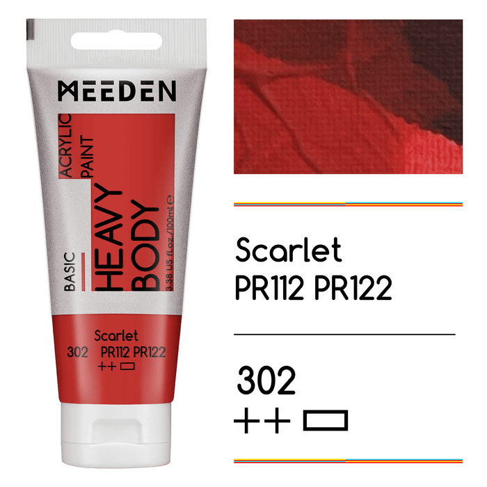 Scarlet + Titanium White (1 Tube Each)