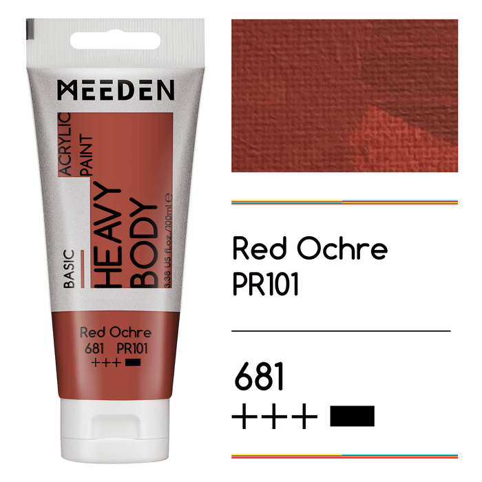 Red Ochre + Titanium White (1 Tube Each)