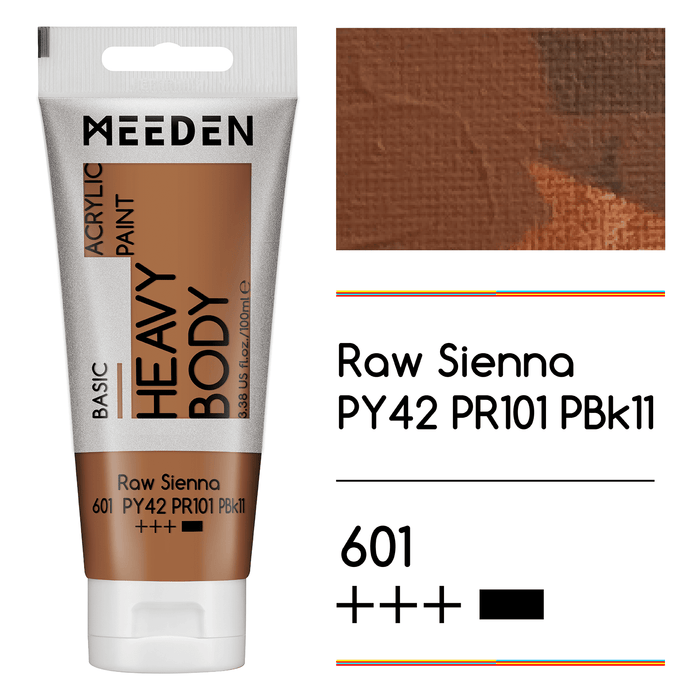 Raw Sienna + Titanium White (1 Tube Each)